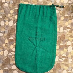 Gucci Emerald Green Dust Bag 9 x 14.5